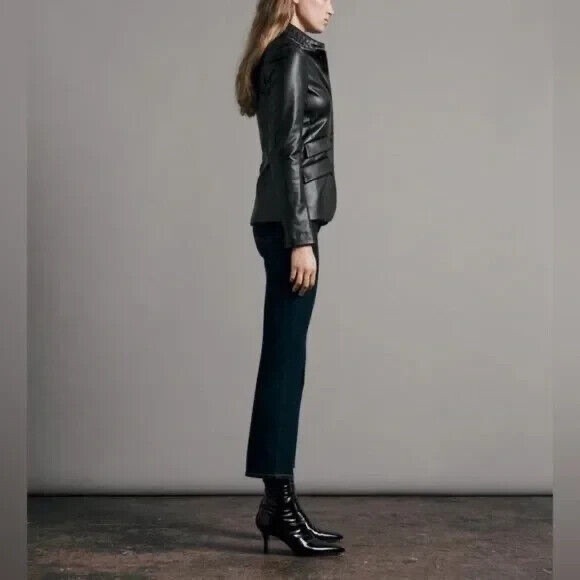 Rag & Bone faux leather blazer - Picture 2 of 5